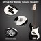 Electric Guitar Standard Classical Body with Bag and Accessories Black